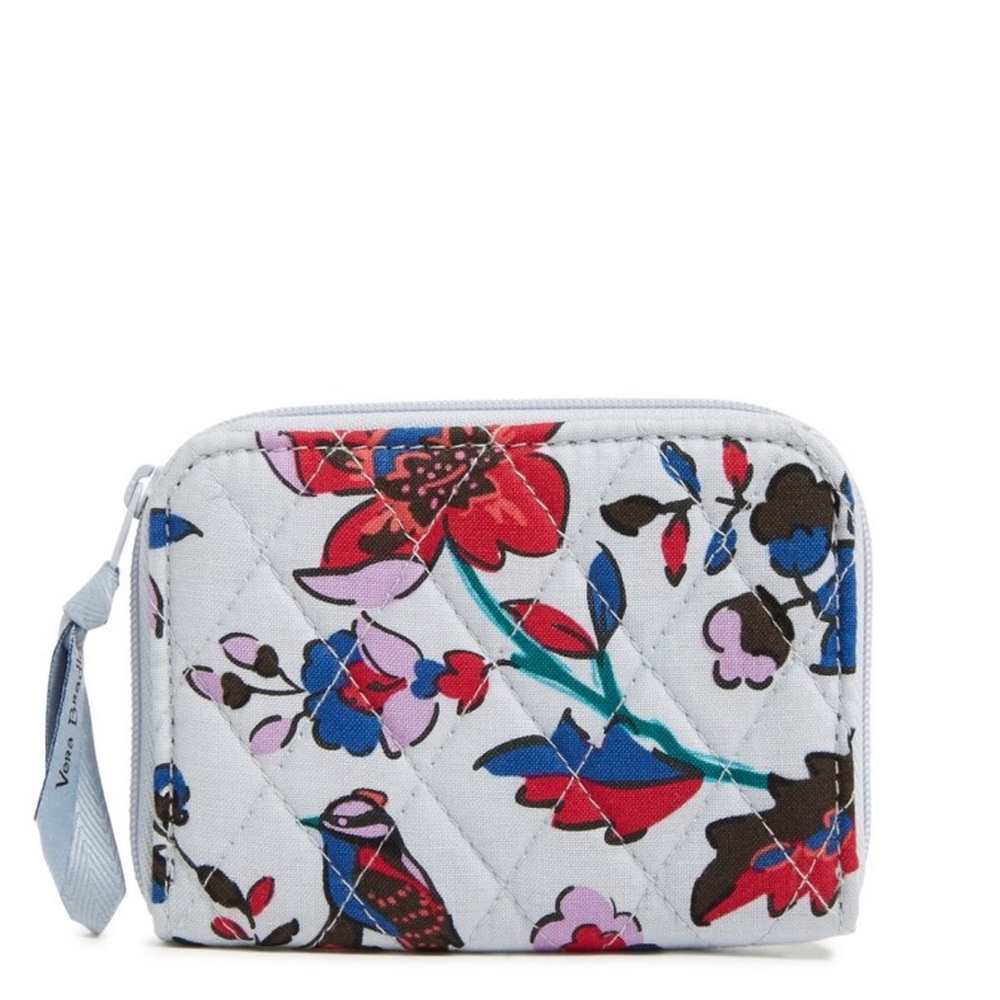 Vera Bradley Blue Floral Quilted Wallet